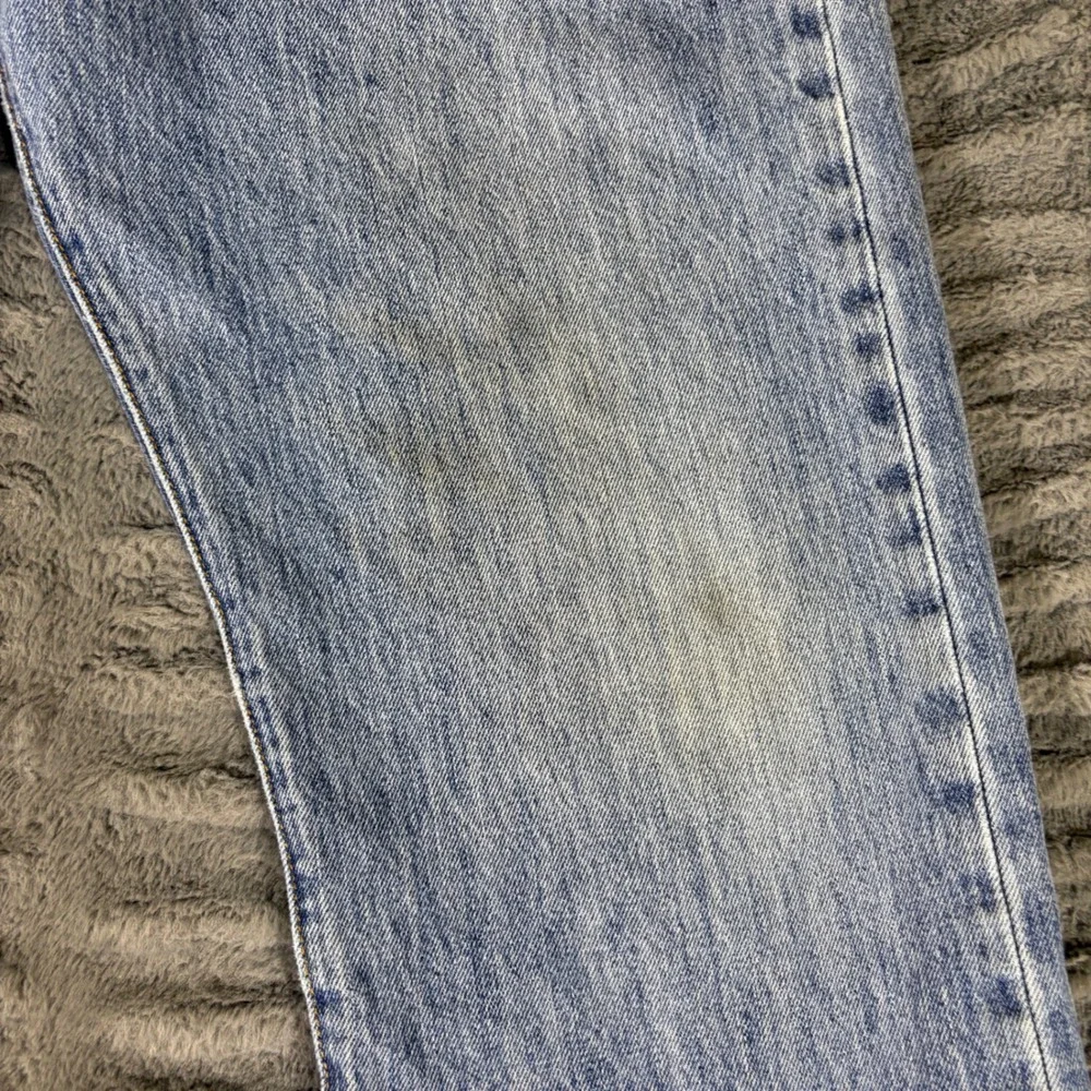 Levis 501 Original Fit Mens 38x30 Medium Wash Blue Straight Leg Button Fly Jeans